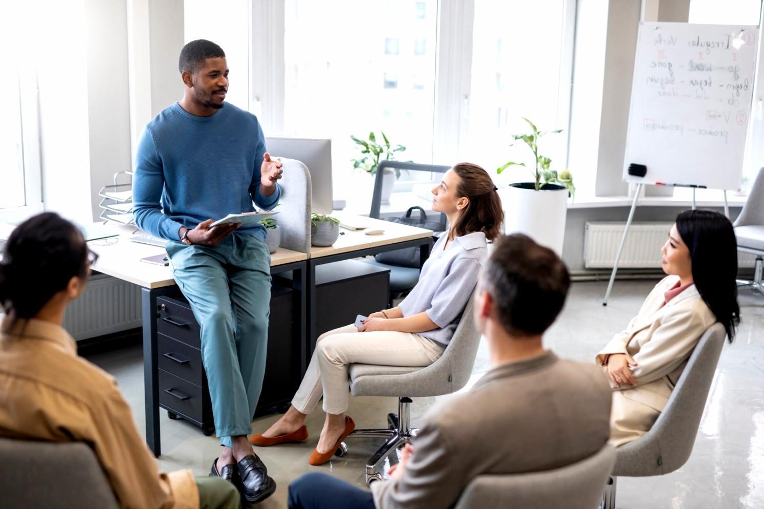 Team collaboration and planning session